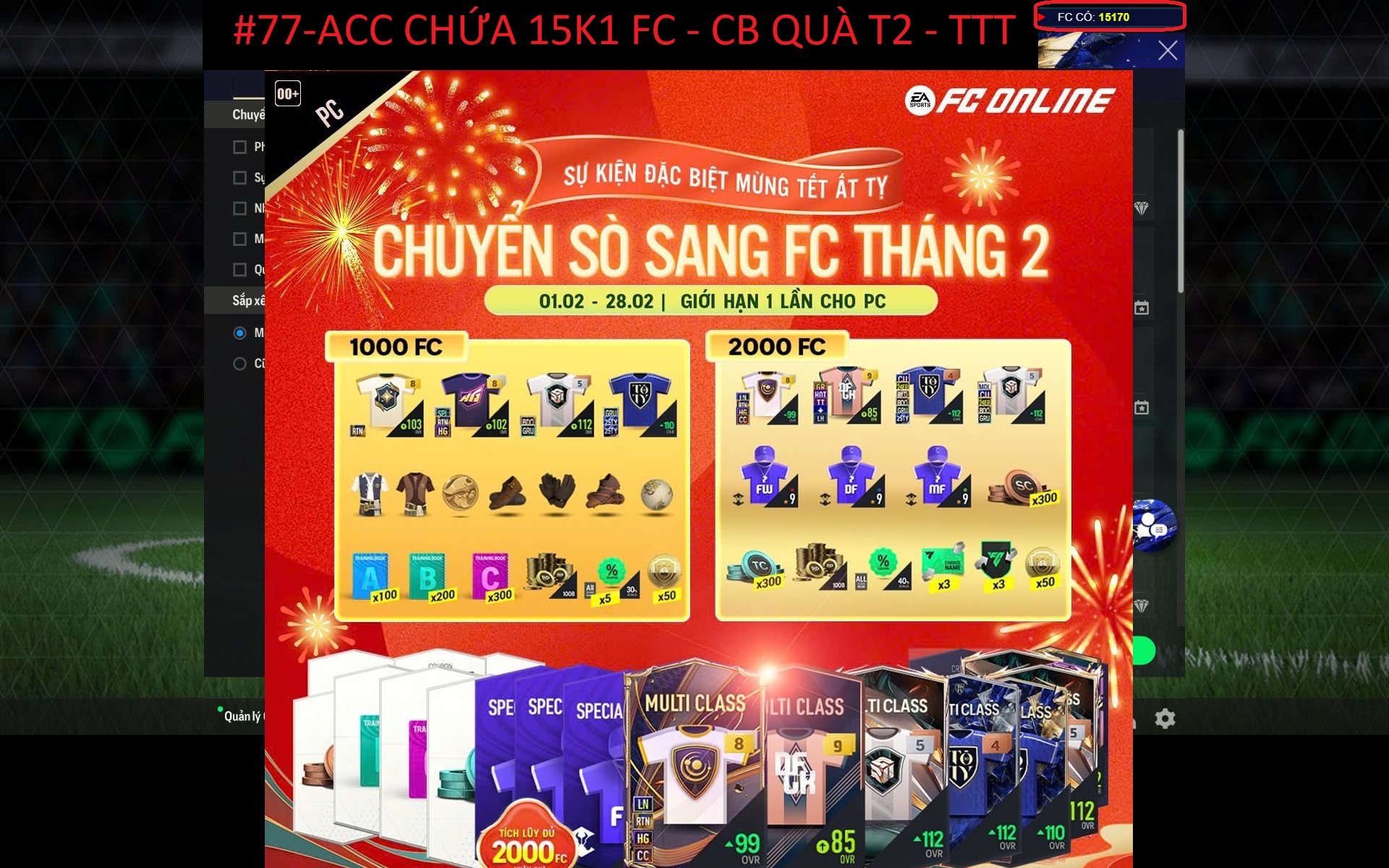 Acc FIFA #TRẮNG THÔNG TIN 