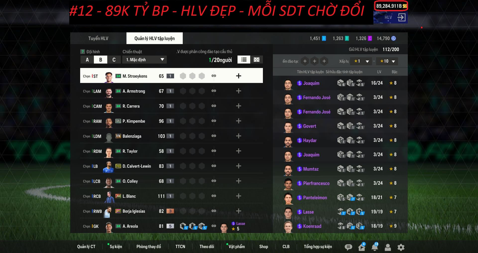 Acc ACCBP #Mỗi SDT 